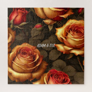 Goldene Rose Rodelbahn mit Aussicht Puzzle