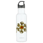 GOLDENE ROSE RUBY, White Trinkflasche (Vorderseite)