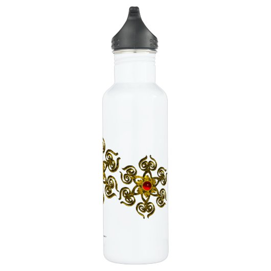 GOLDENE ROSE RUBY, White Trinkflasche (Rechts)