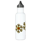 GOLDENE ROSE RUBY, White Trinkflasche (Links)