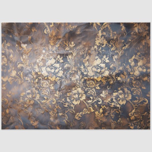 Goldene Rose Seidenpapier (Vorderseite)