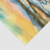 Goldene Rose Tal Sunrise II Seidenpapier (Detail)