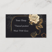 Goldene Rose Visitenkarte (Vorderseite)