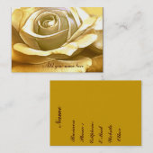Goldene Rose_ Visitenkarte (Vorne/Hinten)