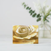 Goldene Rose_ Visitenkarte (Stehend Vorderseite)