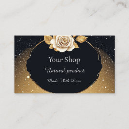 Goldene Rose Visitenkarte