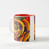Goldene Rose Zweifarbige Tasse (Vorderseite Links)