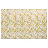 Goldene Rosenzweige Stoff (Yard (91,4 cm))