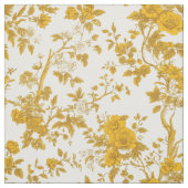 Goldene Rosenzweige Stoff (Muster)