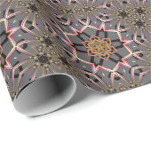 Goldene Rosette Geschenkpapier (Rolleneckpunkt)