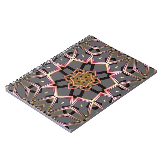 Goldene Rosette Notizblock (Linke Seite)