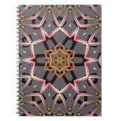Goldene Rosette Notizblock (Vorderseite)