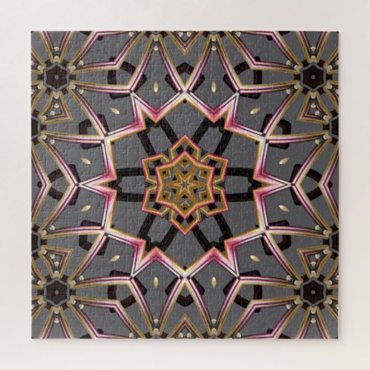 Goldene Rosette Puzzle (Vertikal)