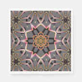 Goldene Rosette Serviette (Vorderseite)