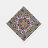 Goldene Rosette Serviette (Ecke)