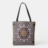 Goldene Rosette Tasche (Rückseite)
