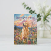 Goldene Rückreise Postübergang - Postkarte (Stehend Vorderseite)