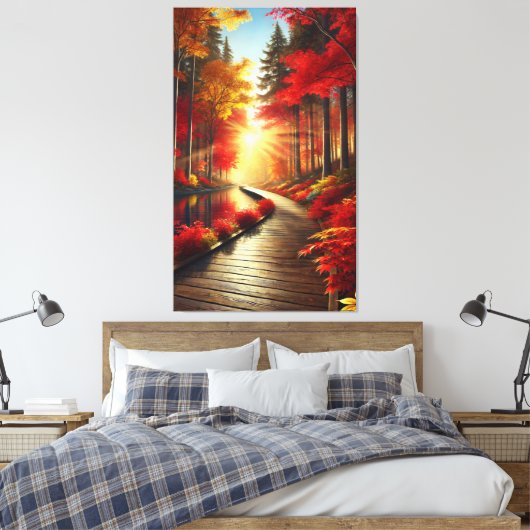 Goldene Ruhe: Eine Leinwand aus dem Herbst (Insitu (Schlafzimmer))