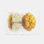 Goldene Ruhe Fleecedecke (Vorderseite (Horizontal))