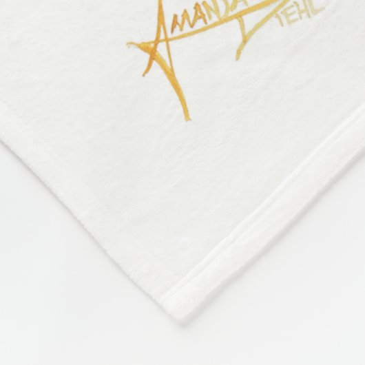 Goldene Ruhe Fleecedecke (Ecke)