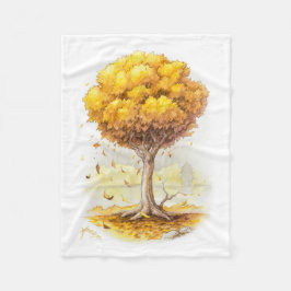 Goldene Ruhe Fleecedecke