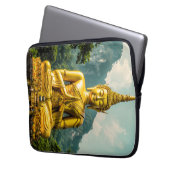 Goldene Ruhe Laptopschutzhülle (Vorderseite Links)