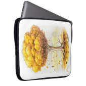 Goldene Ruhe Laptopschutzhülle (Vorne Rechts)