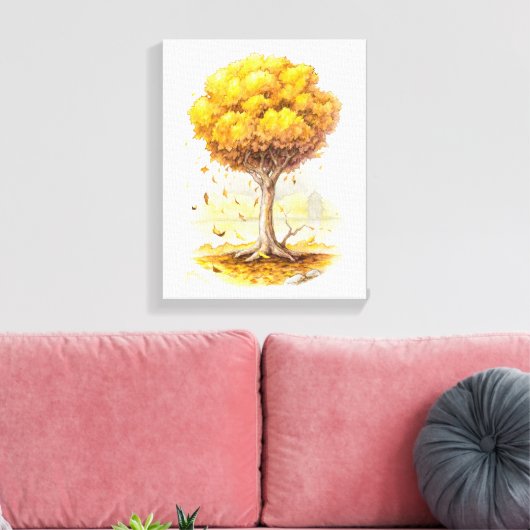 Goldene Ruhe Leinwanddruck (Insitu (Wohnzimmer))