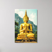Goldene Ruhe Leinwanddruck (Vorderseite)