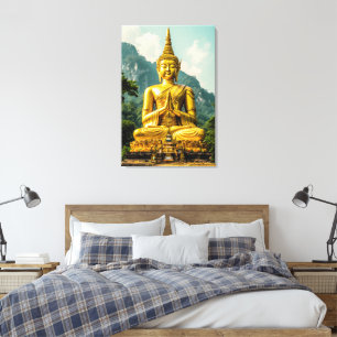 Goldene Ruhe Leinwanddruck