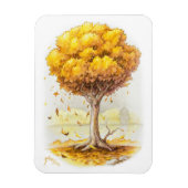 Goldene Ruhe Magnet (Vertikal)