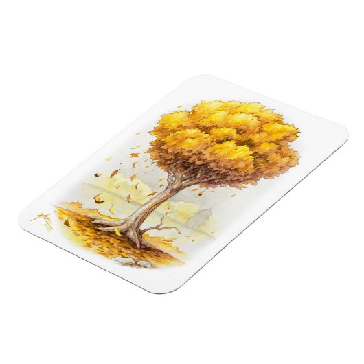 Goldene Ruhe Magnet (Linke Seite)