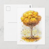 Goldene Ruhe Postkarte (Vorne/Hinten)