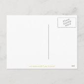 Goldene Runde chinesischer Neujahrsfest VHP Feiertagspostkarte (Rückseite)