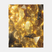 Goldene Runenmünzen Fleecedecke (Vorderseite)