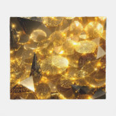Goldene Runenmünzen Fleecedecke (Vorderseite (Horizontal))