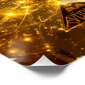 Goldene Runenmünzen Poster (Ecke)