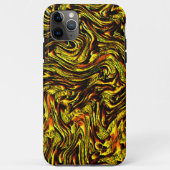 Goldene rustikale Textur mit dunklen Linien und or Case-Mate iPhone Hülle (Rückseite)