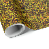 Goldene rustikale Textur mit dunklen Linien und or Geschenkpapier (Rolleneckpunkt)