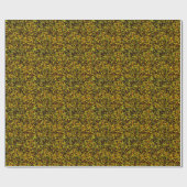 Goldene rustikale Textur mit dunklen Linien und or Geschenkpapier (Flach)