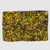 Goldene rustikale Textur mit dunklen Linien und or Golfhandtuch (Horizontal)