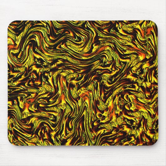 Goldene rustikale Textur mit dunklen Linien und or Mousepad (Vorne)