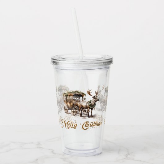 Goldene Salbei-Imitate Acryltrinkbecher (Links)