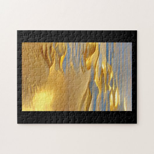 Goldene Sandgrafik Puzzle (Horizontal)
