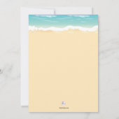 Goldene Sands Einladung (Rückseite)