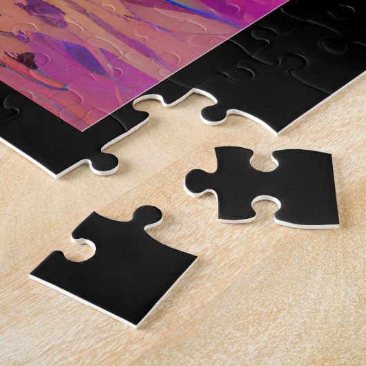 Goldene Sandstrände Button Horizont abstrakte digi Puzzle (Seite)