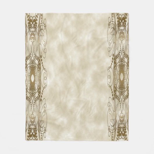 Goldene Säulen Fleecedecke (Vorderseite)