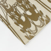 Goldene Säulen Fleecedecke (Ecke)