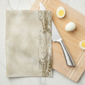 Goldene Säulen Handtuch (Viertel Falte)