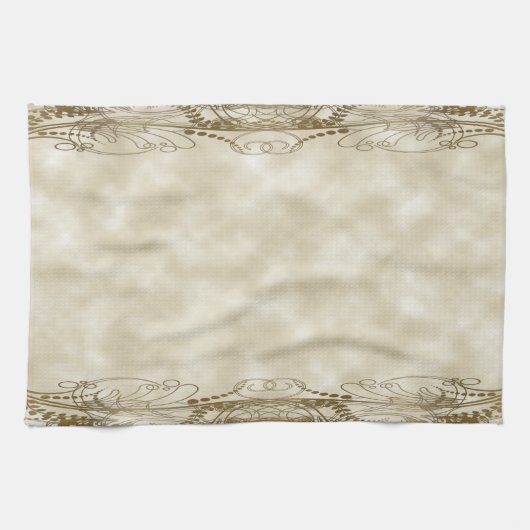 Goldene Säulen Handtuch (Horizontal)